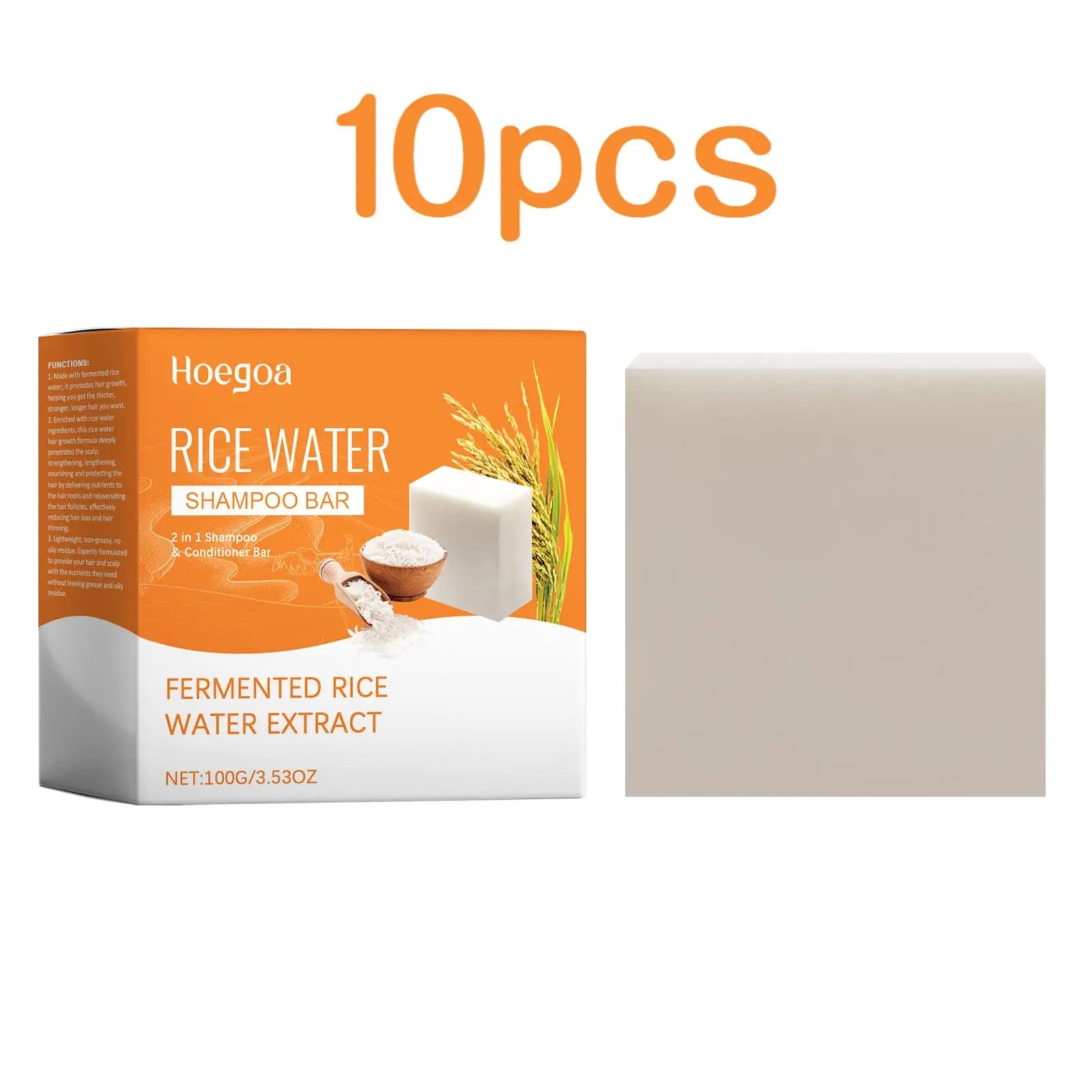 Hoegoa Rice Shampoo Bar – Strengthen & Smooth Hair