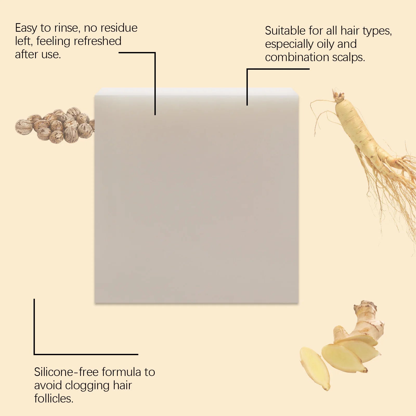 Hoegoa Rice Shampoo Bar – Strengthen & Smooth Hair