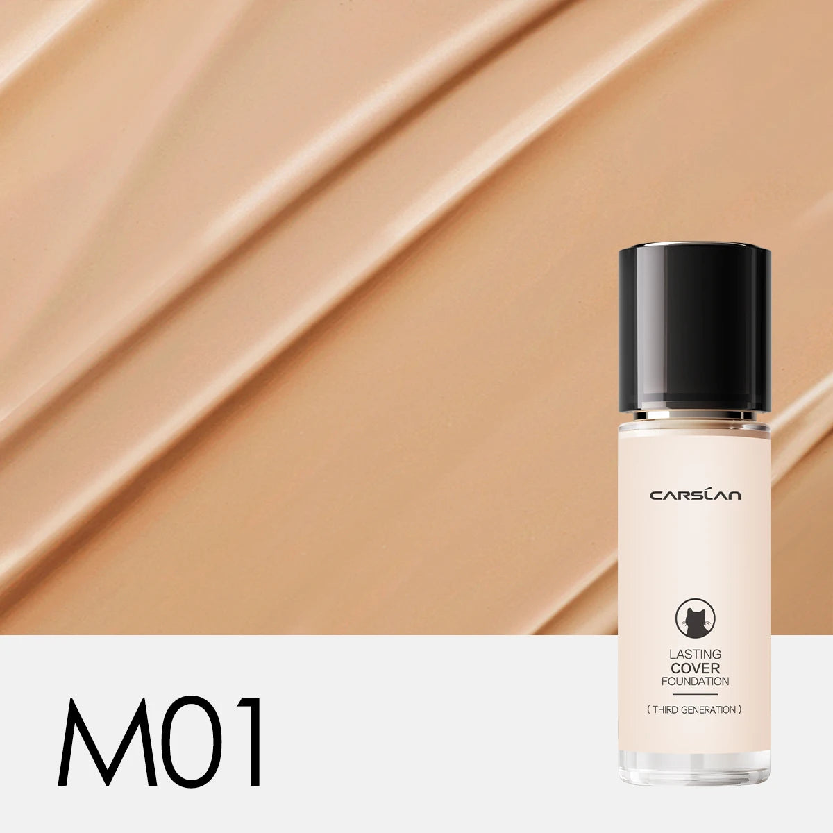 CARSLAN Long-Lasting Matte Liquid Foundation – Full Coverage
