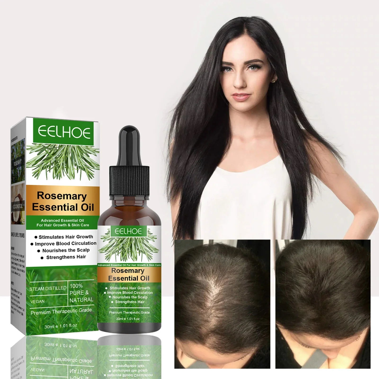Rosemary Hair Growth Oil 30ML – Nourishing & Shiny Hair