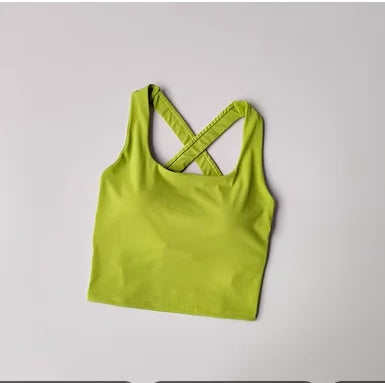 Women’s Seamless Sports Bra – Yoga & Fitness Push-Up Top
