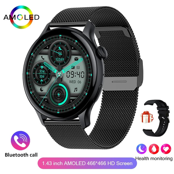 2024 AMOLED Smartwatch for Women – HD Display & Health Tracker