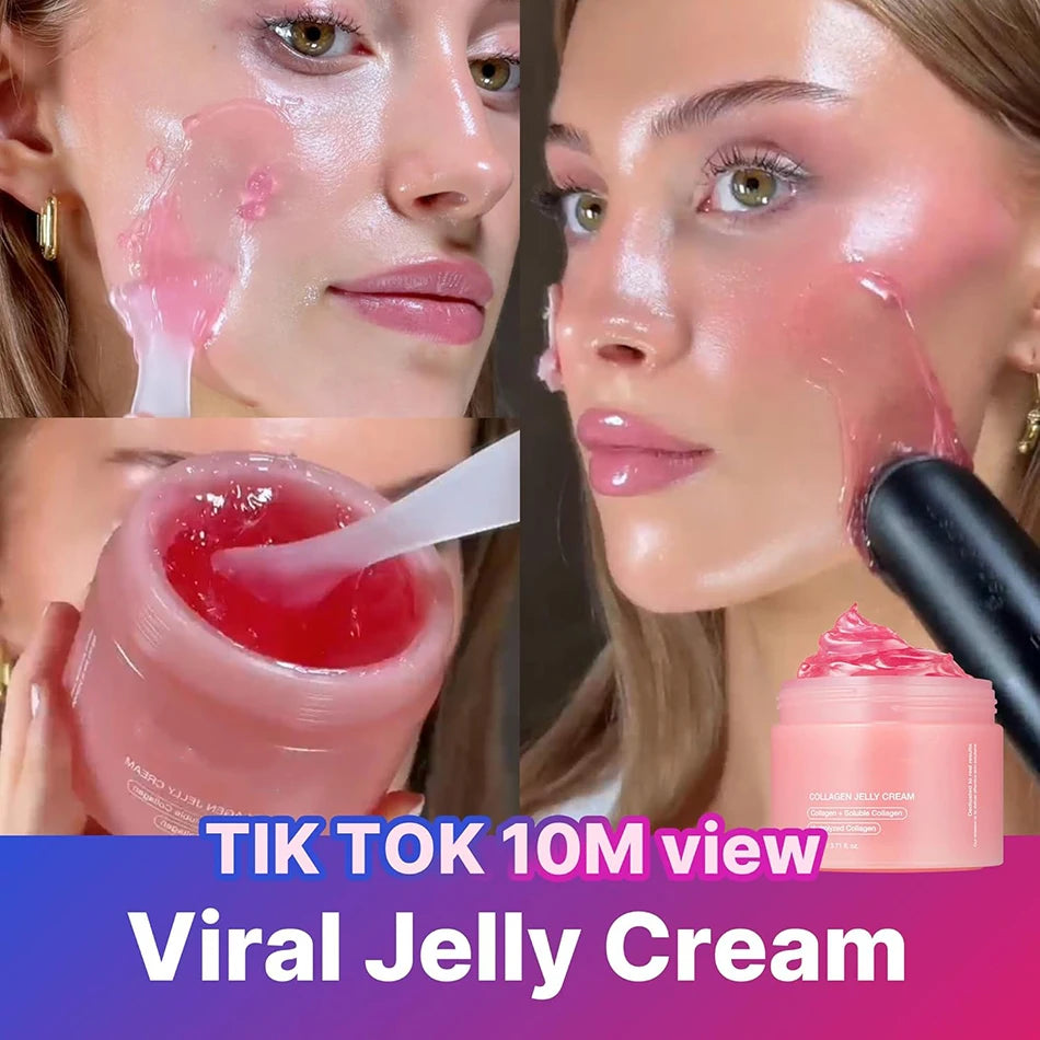 24H Glow & Lift Collagen Jelly Cream – Niacinamide & Hydrolyzed Collagen