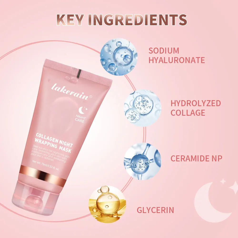 Collagen Jelly Cream – Overnight Peel-Off Hydrating Mask