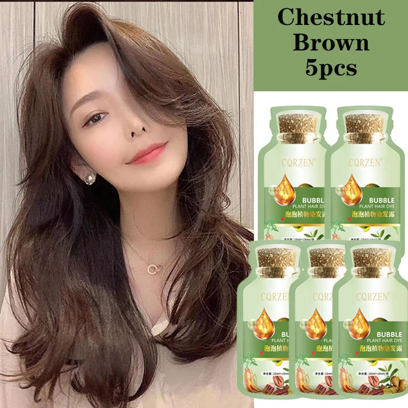 Herbal Hair Dye Shampoo – Gray Coverage & Hair Care