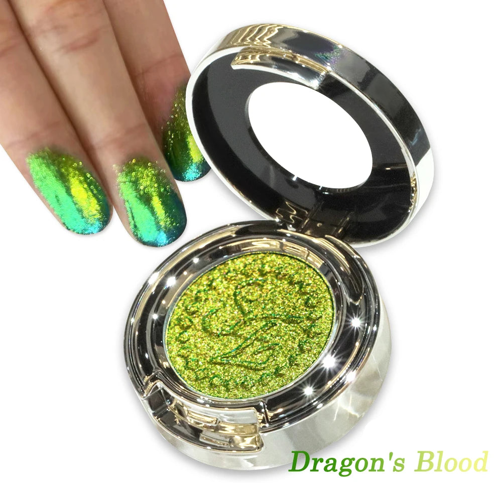 High-Pigment Multichrome Pearly Shimmer Eyeshadow – Long-Lasting