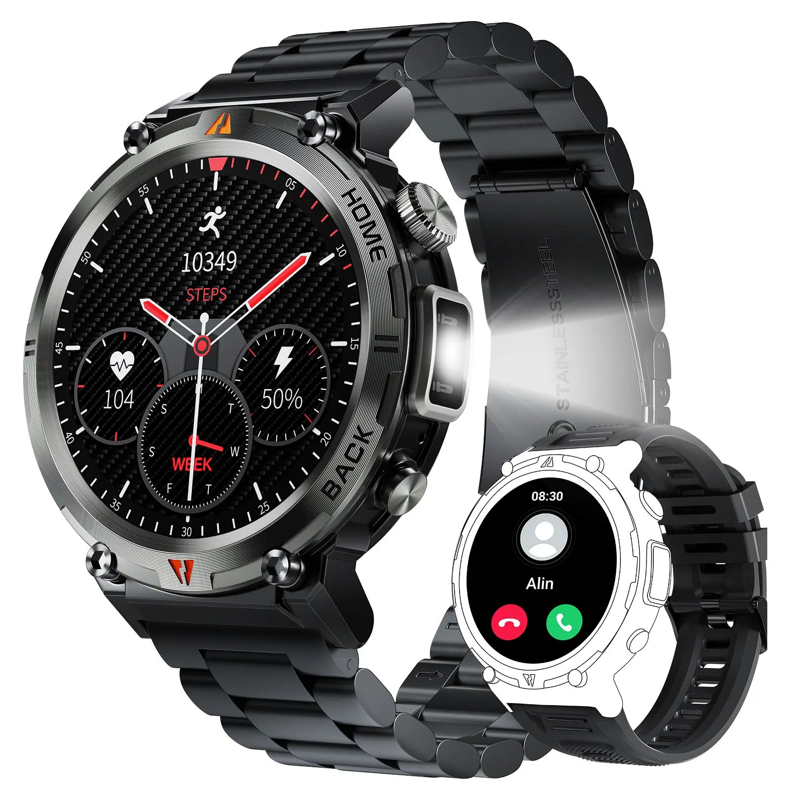EIGIIS KE3 Smartwatch 2024 – Bluetooth Call & Health Monitor