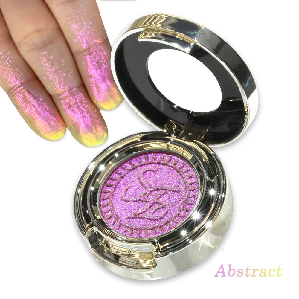 High-Pigment Multichrome Pearly Shimmer Eyeshadow – Long-Lasting
