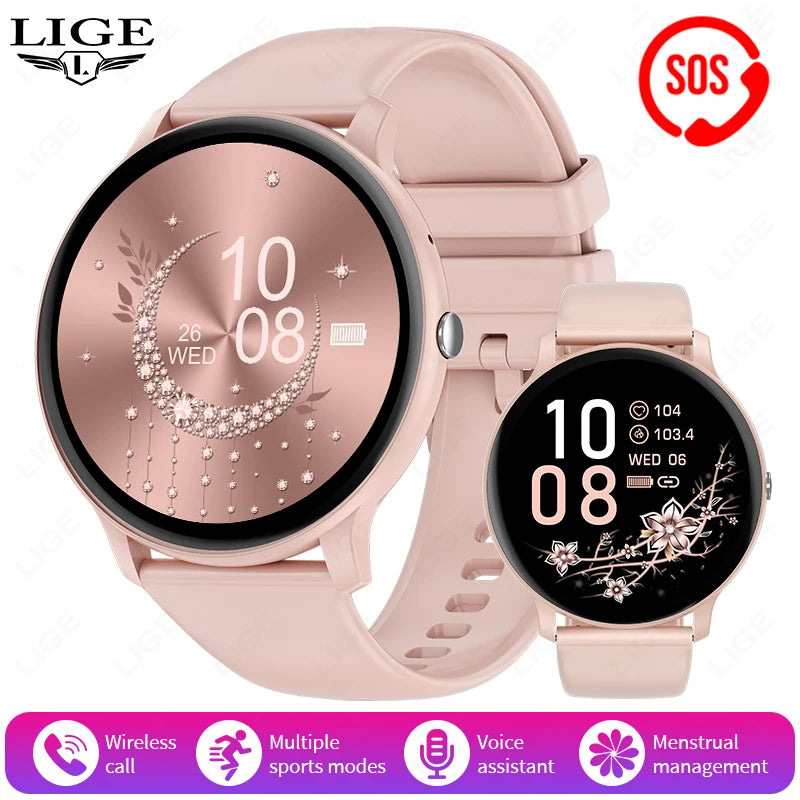 2025 Smartwatch for Men & Women – Bluetooth Call & Fitness Tracker
