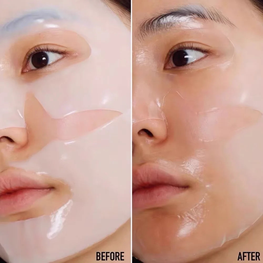 10PCS Collagen Anti-Wrinkle Facial Masks – Firming & Brightening