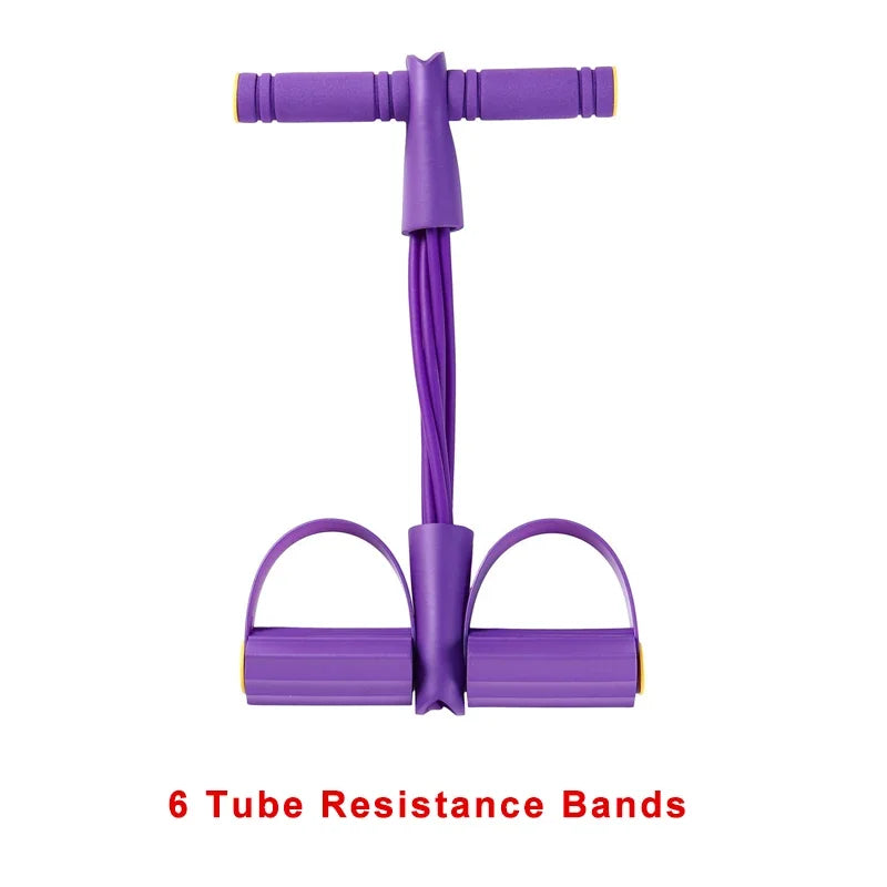 4-Level Resistance Band Tensioner – Home Fitness Equipment for Abs & Core