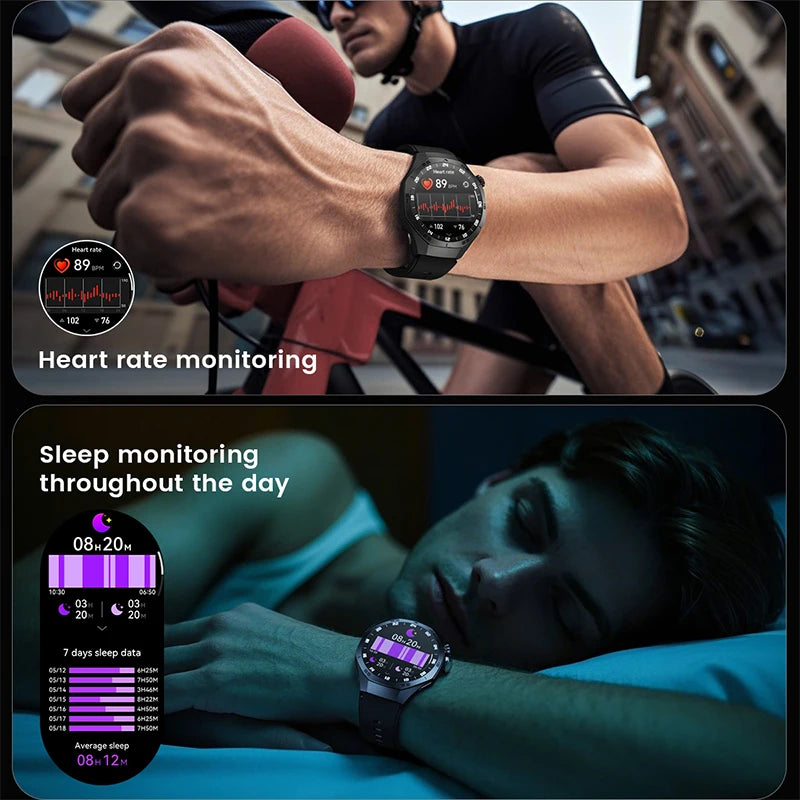 2025 Huawei GT5 Pro Smartwatch – HD AMOLED, GPS, Heart Rate, Bluetooth Call, IP68
