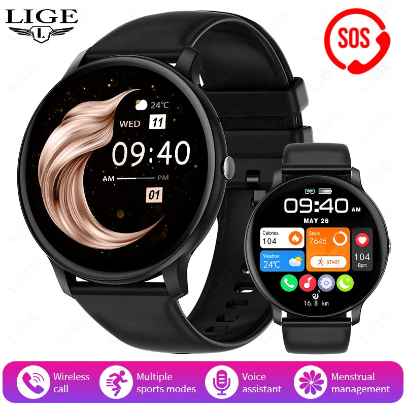 2025 Smartwatch for Men & Women – Bluetooth Call & Fitness Tracker