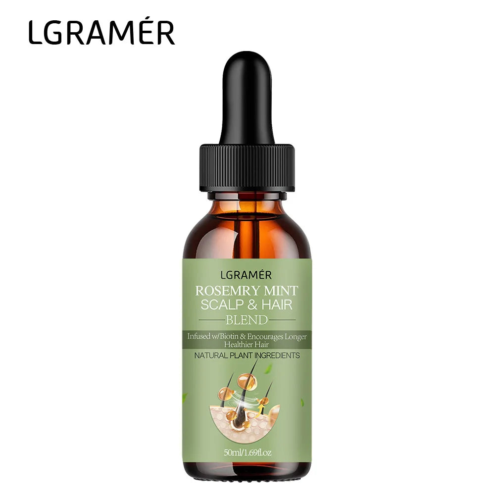 Hair Growth Essential Oil – Rosemary Mint Nourishing Hair Treatment