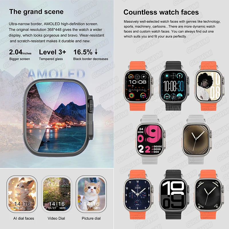 DT Ultra 3 Pro Smartwatch – GPS, NFC, BT Call, Waterproof