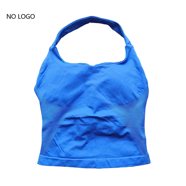 Women’s ARFTE Halter Top – Backless Push-Up Gym Vest