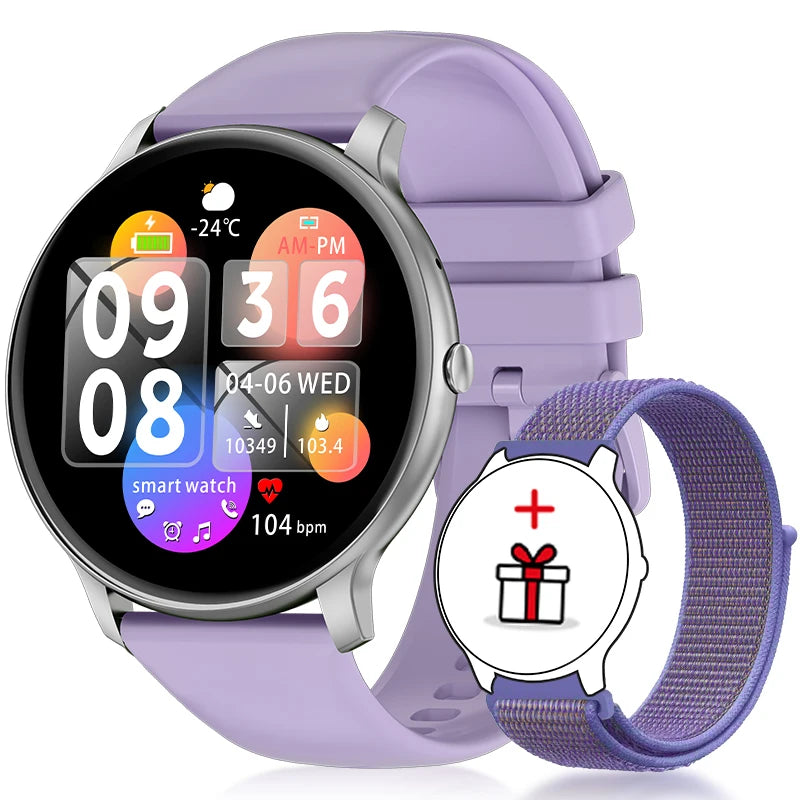 2025 Smartwatch for Men & Women – Bluetooth Call & Fitness Tracker