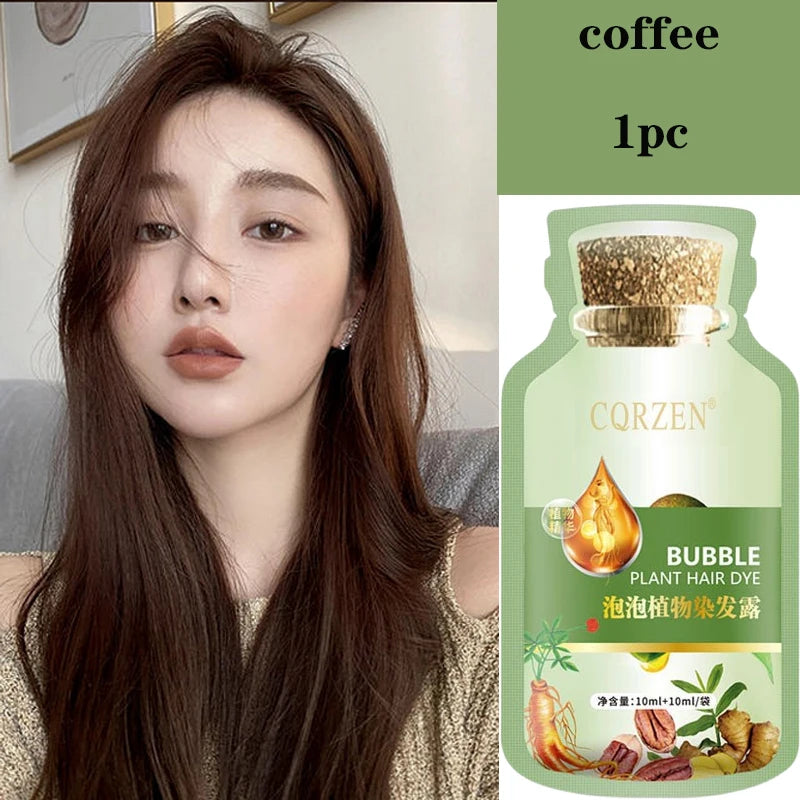 Herbal Hair Dye Shampoo – Gray Coverage & Hair Care
