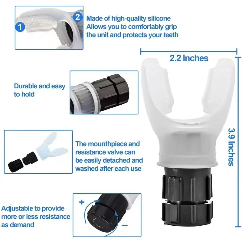 Breathing Exercise Device – Lung & Respiratory Fitness Trainer