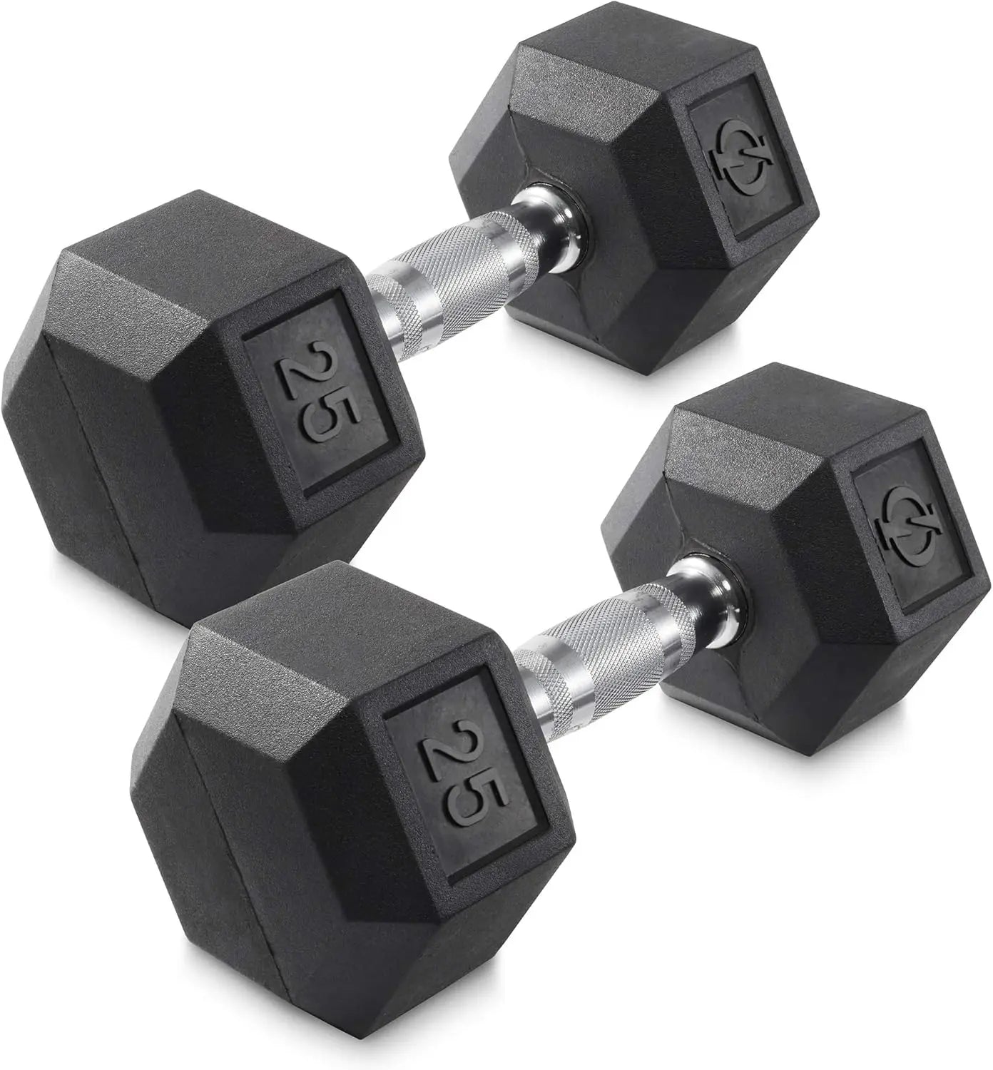 Rubber Coated Dumbbell Pairs – Hand Weights for Strength Training