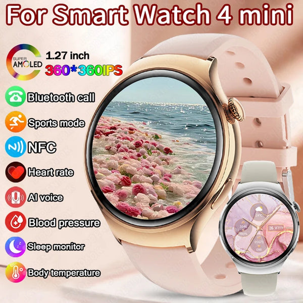 2025 GPS NFC Smartwatch for Women – Heart Rate & Oximetry Tracker