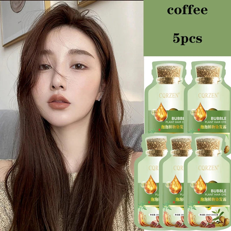 Herbal Hair Dye Shampoo – Gray Coverage & Hair Care