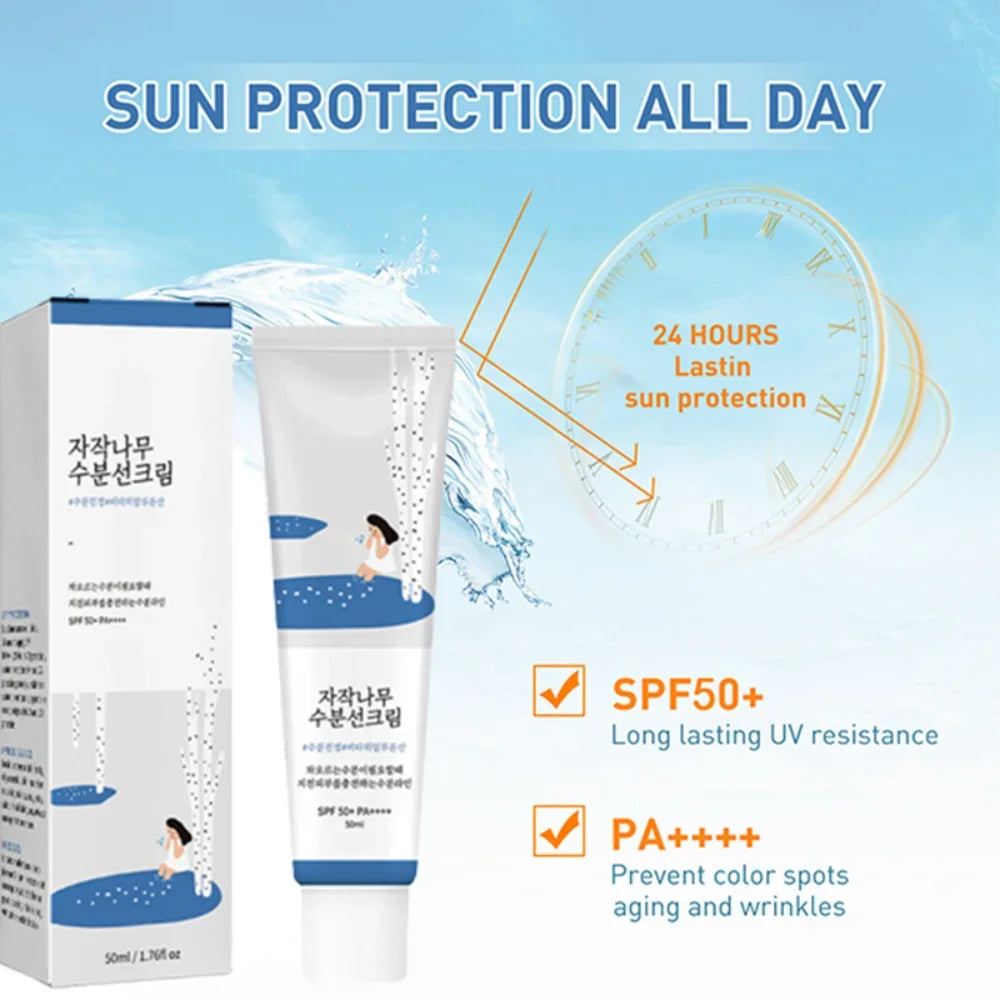Round LAB SPF50+ PA++++ Sunscreen – Moisturizing Korean Sun Cream