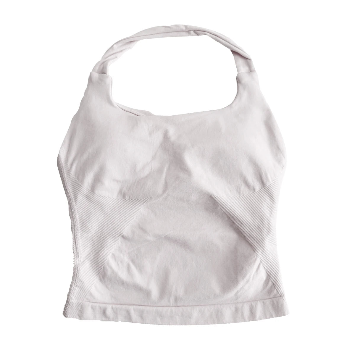 Women’s Impact Halter Sports Top – Backless Yoga Tank with Built-In Cups