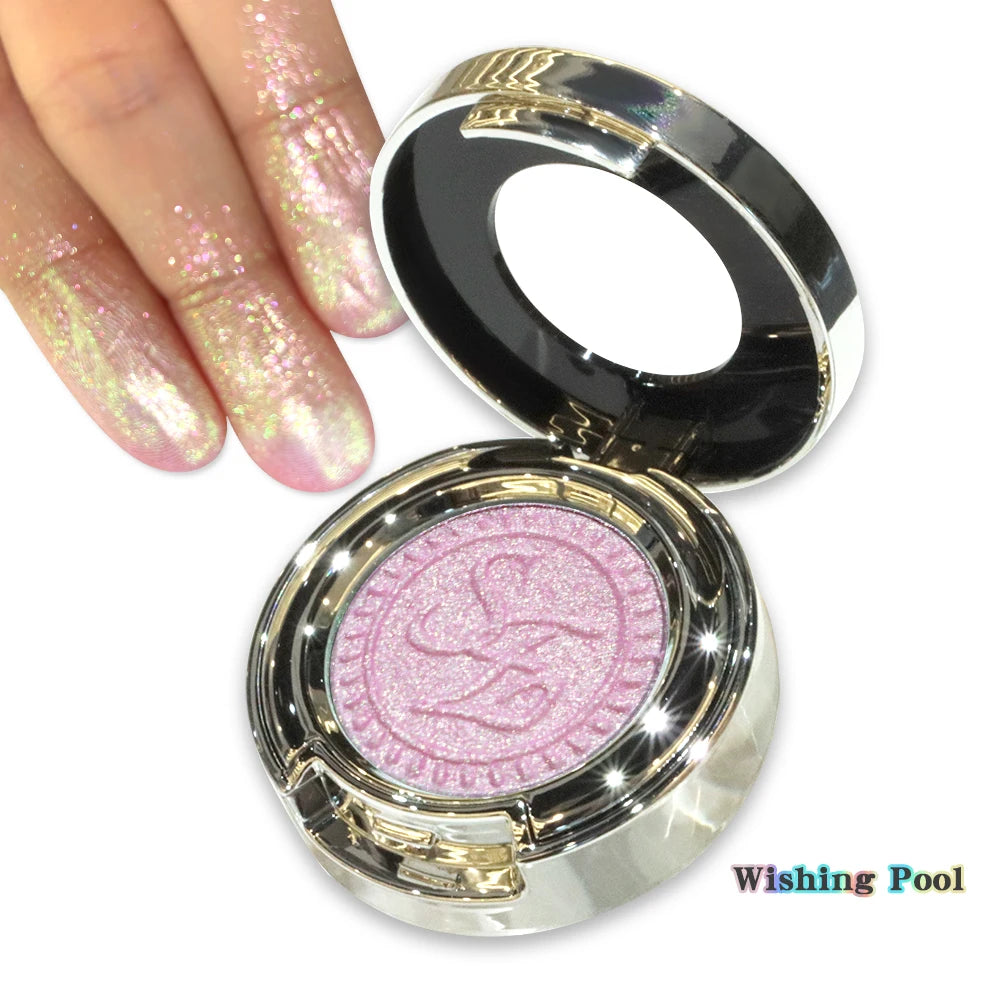 High-Pigment Multichrome Pearly Shimmer Eyeshadow – Long-Lasting