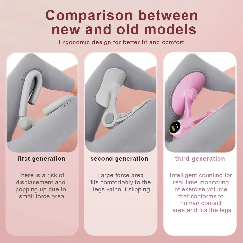 Pelvic Floor & Thigh Trainer – Adjustable Leg Exercise Device for Postpartum Recovery & Glute Toning