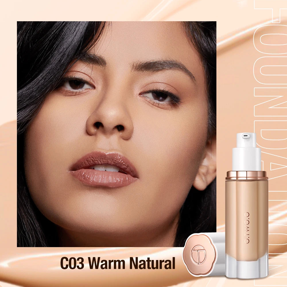 O.TWO.O Liquid Foundation – High Coverage Waterproof SPF30