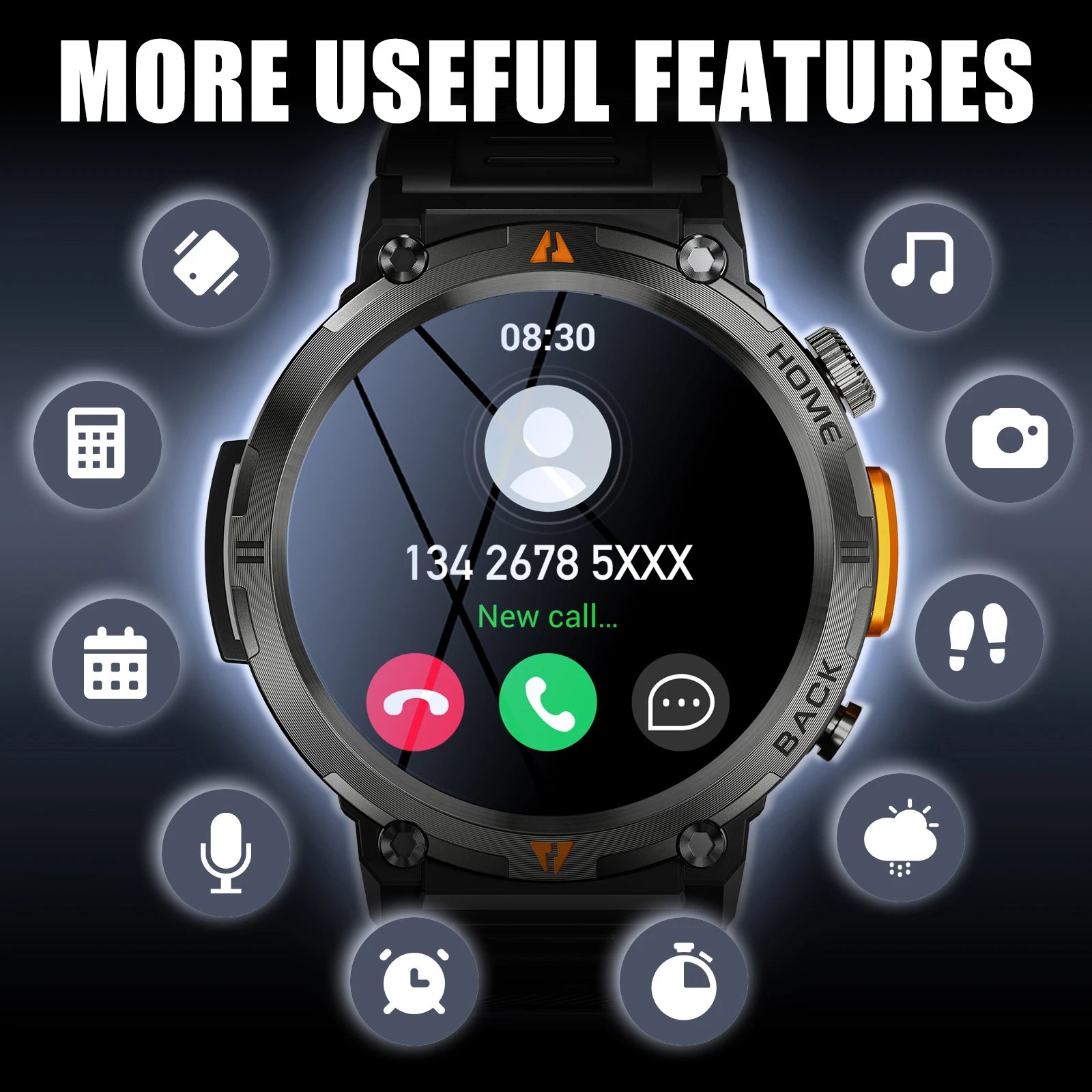 EIGIIS KE3 Smartwatch 2024 – Bluetooth Call & Health Monitor
