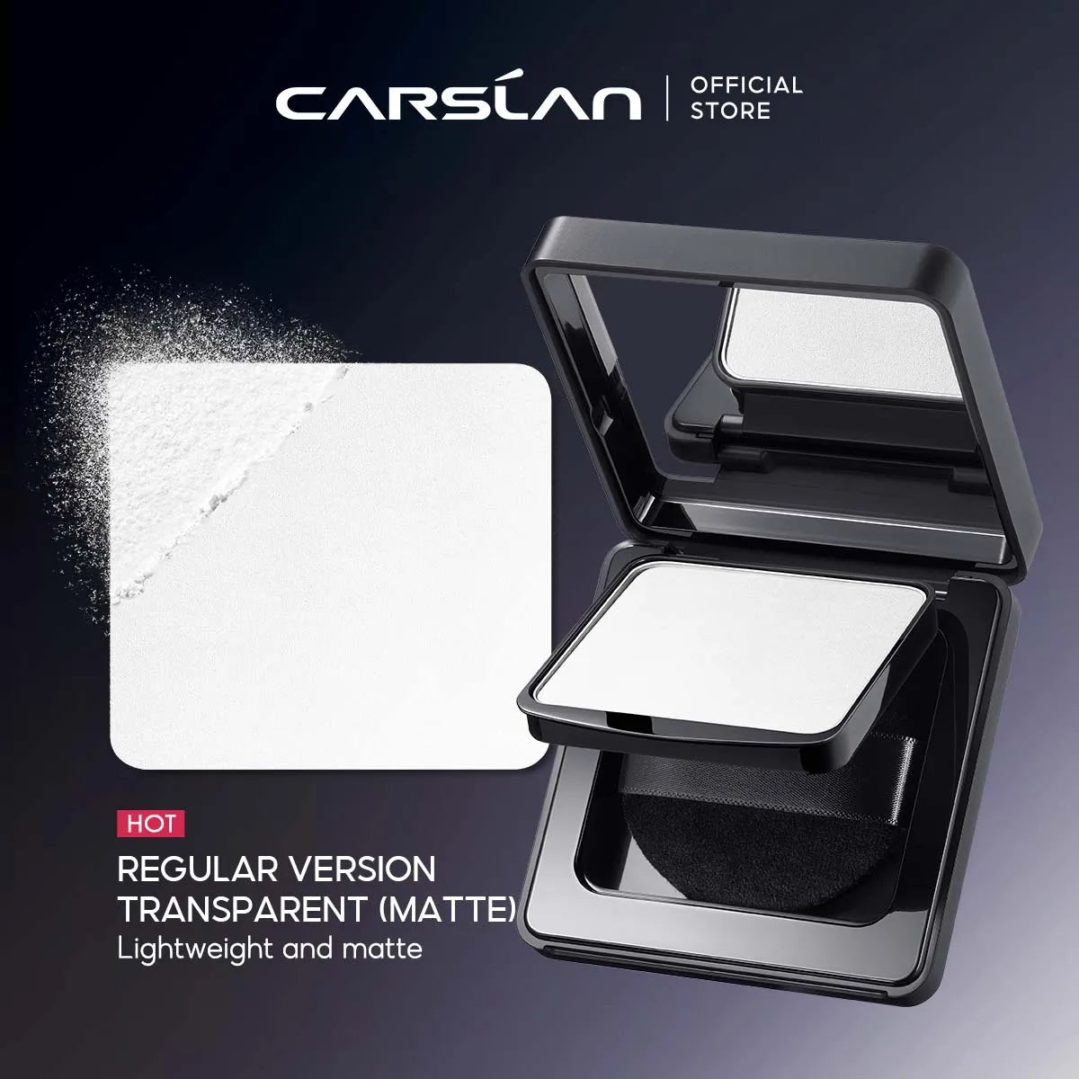 CARSLAN Stay Matte Face Pressed Powder – 24H Oil Control