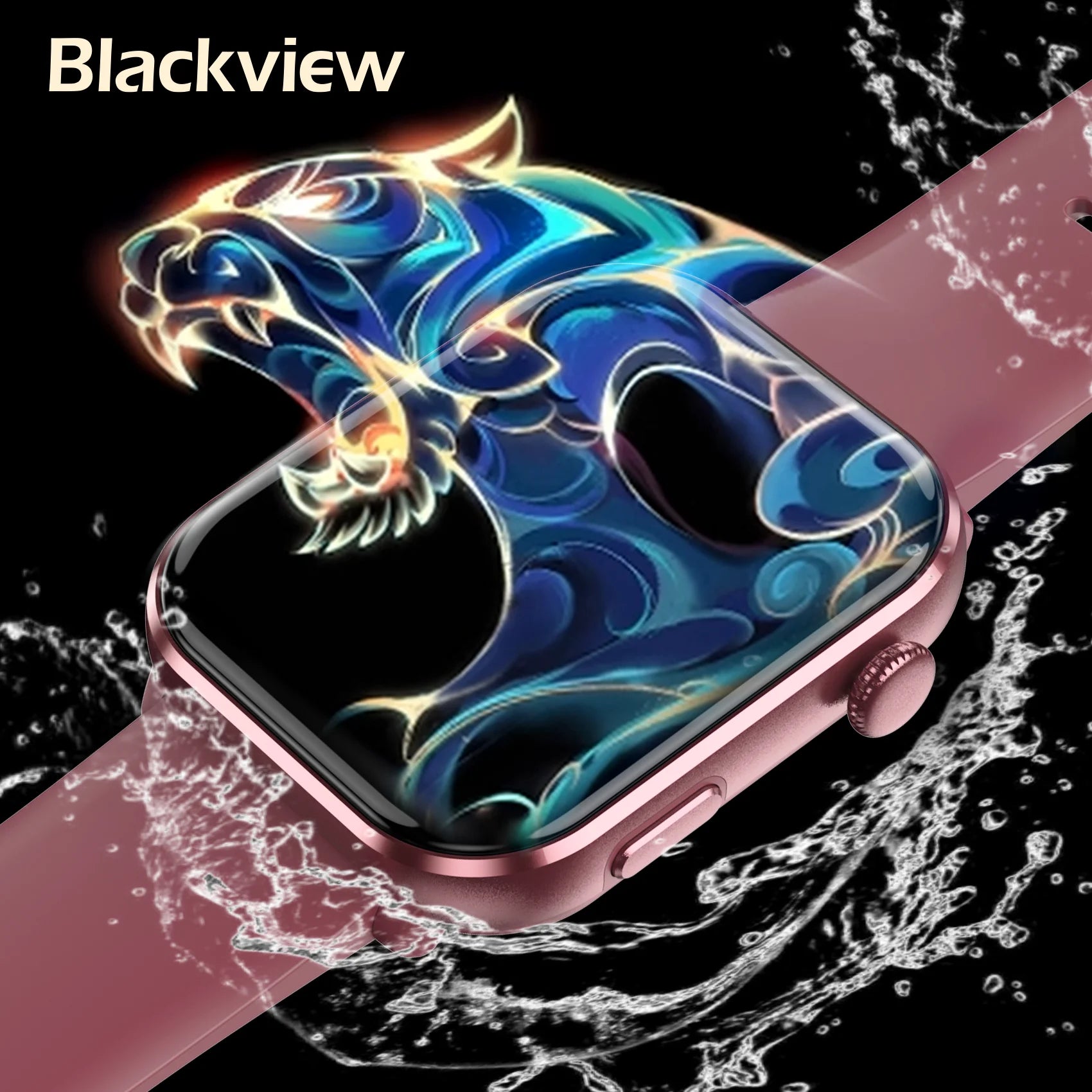 Blackview R60 Smartwatch 2025 – 1.96” AMOLED, Blood Oxygen & Fitness Tracker