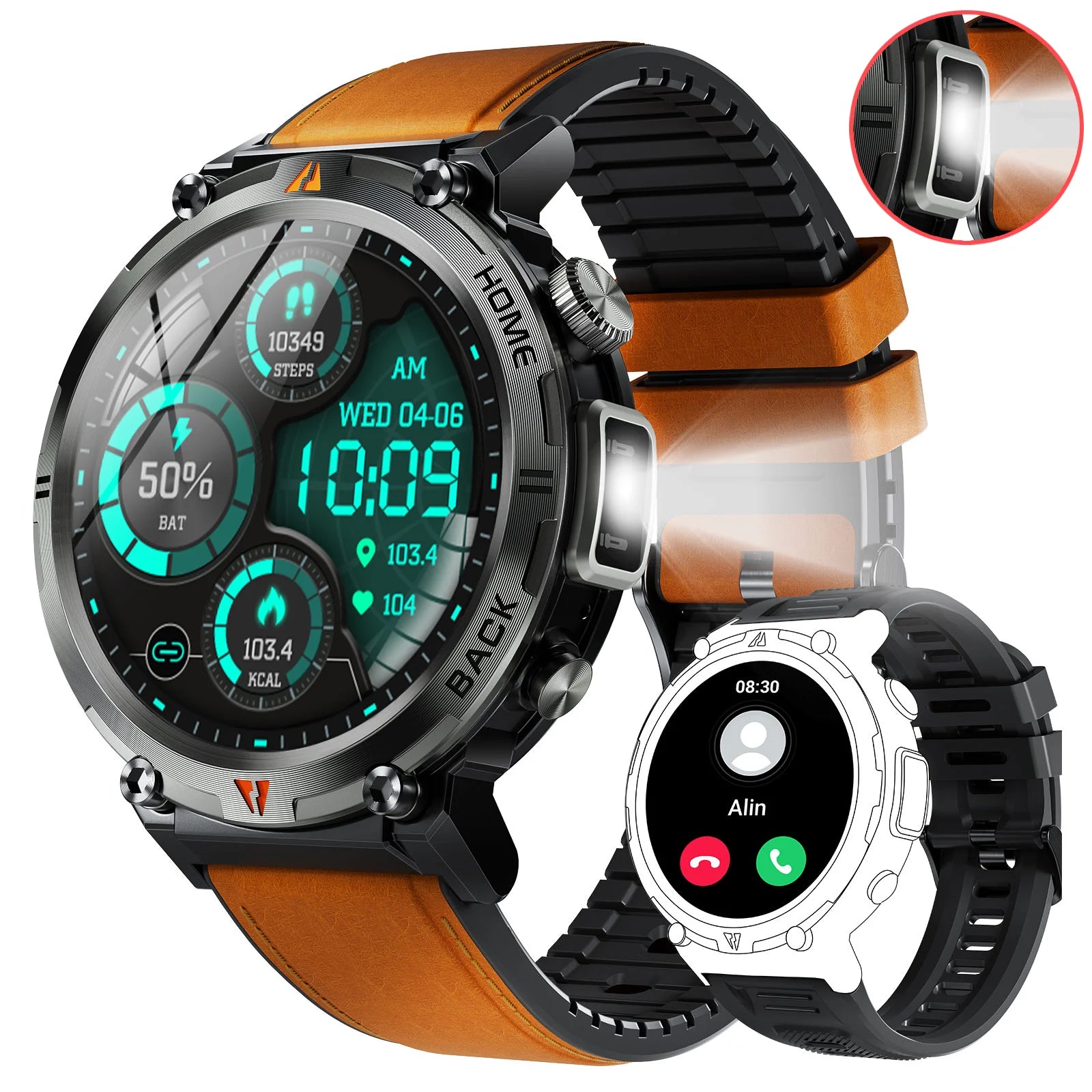 EIGIIS KE3 Smartwatch 2024 – Bluetooth Call & Health Monitor
