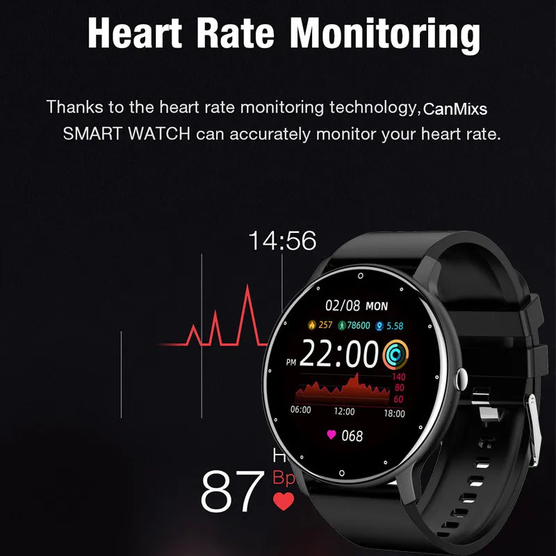 2025 Men & Women Smartwatch – Bluetooth Call Fitness Tracker, IP68 Waterproof