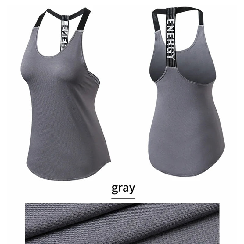 Women’s Black Sleeveless Gym Top – Yoga & Fitness Vest