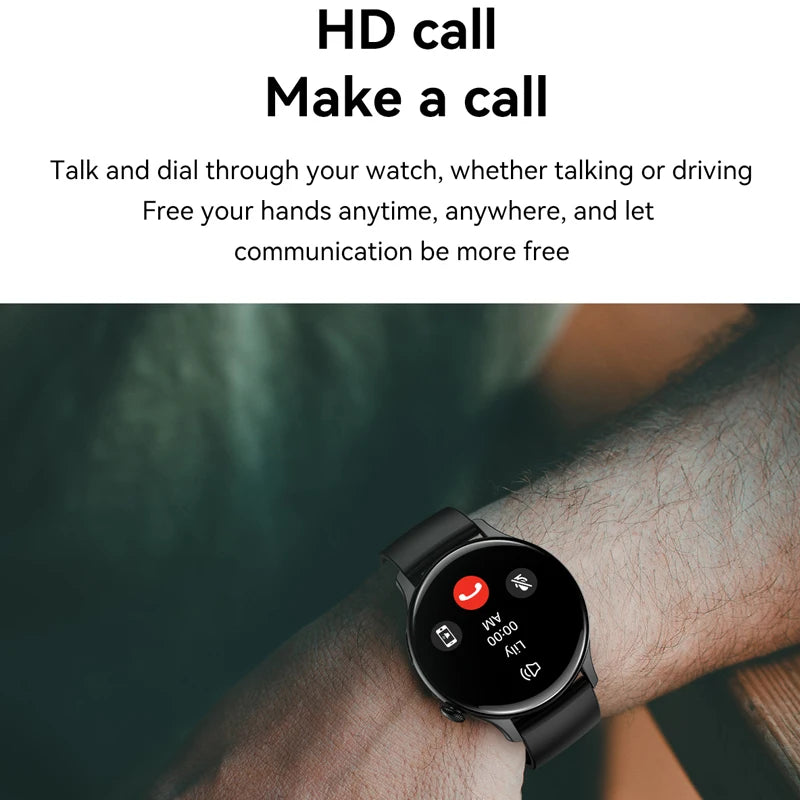 2024 AMOLED Smartwatch for Women – HD Display & Health Tracker