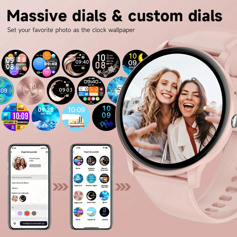 2025 Smartwatch for Men & Women – Bluetooth Call & Fitness Tracker