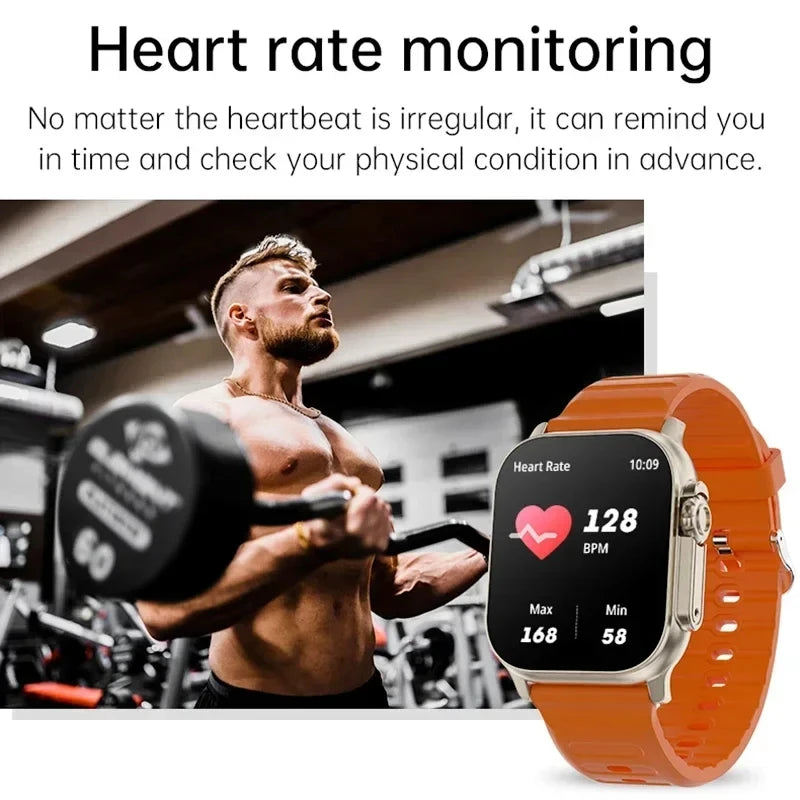 LAXASFIT T900Ultra Smartwatch – Bluetooth Talk & Fitness Tracker
