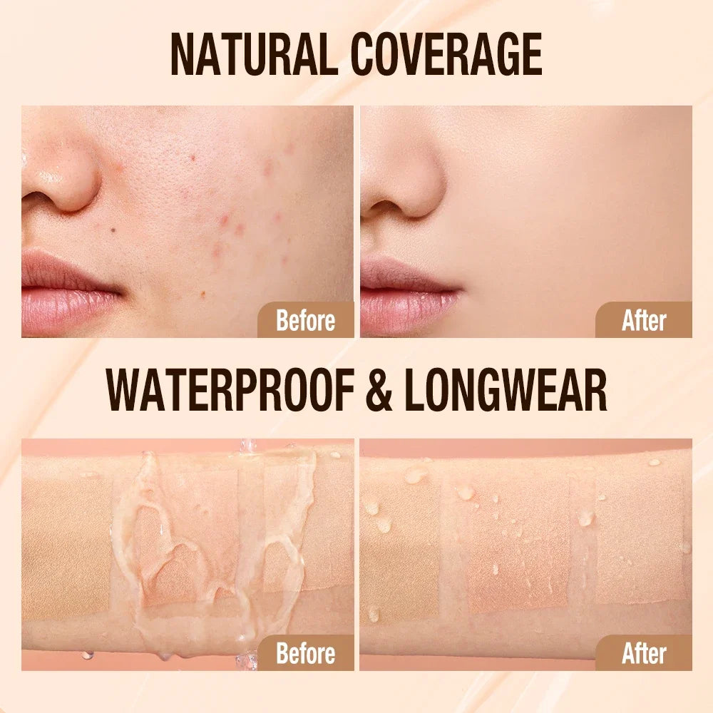 O.TWO.O Liquid Foundation – High Coverage Waterproof SPF30