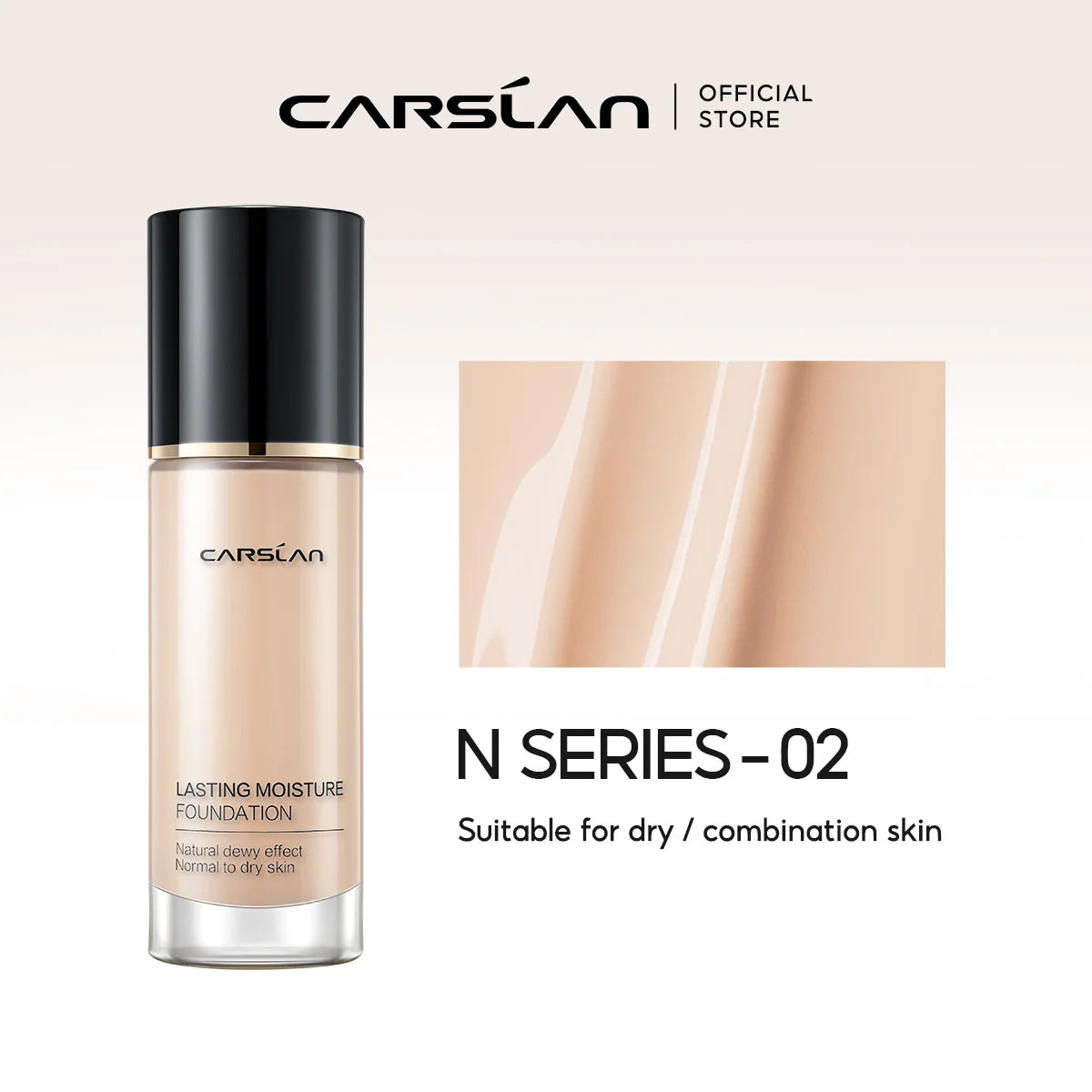 CARSLAN Long-Lasting Matte Liquid Foundation – Full Coverage