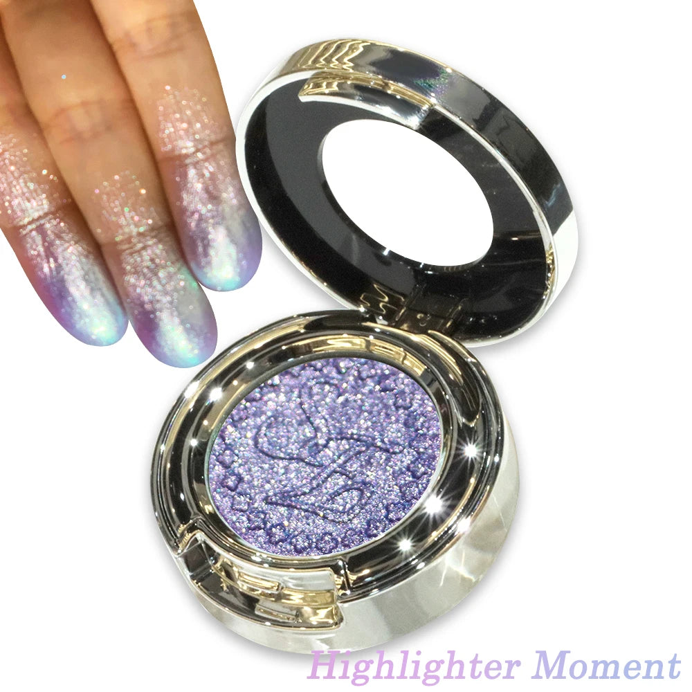 High-Pigment Multichrome Pearly Shimmer Eyeshadow – Long-Lasting