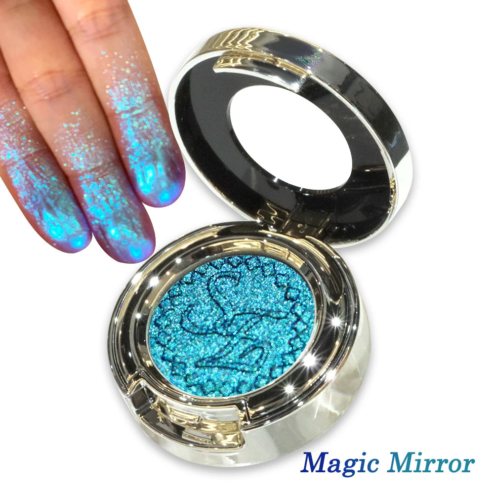 High-Pigment Multichrome Pearly Shimmer Eyeshadow – Long-Lasting