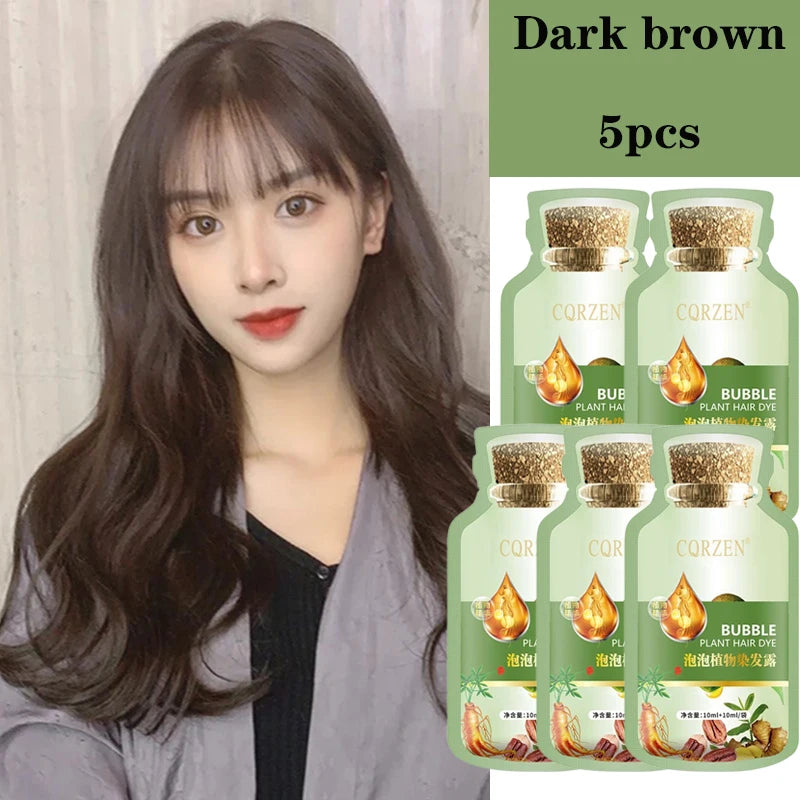 Herbal Hair Dye Shampoo – Gray Coverage & Hair Care