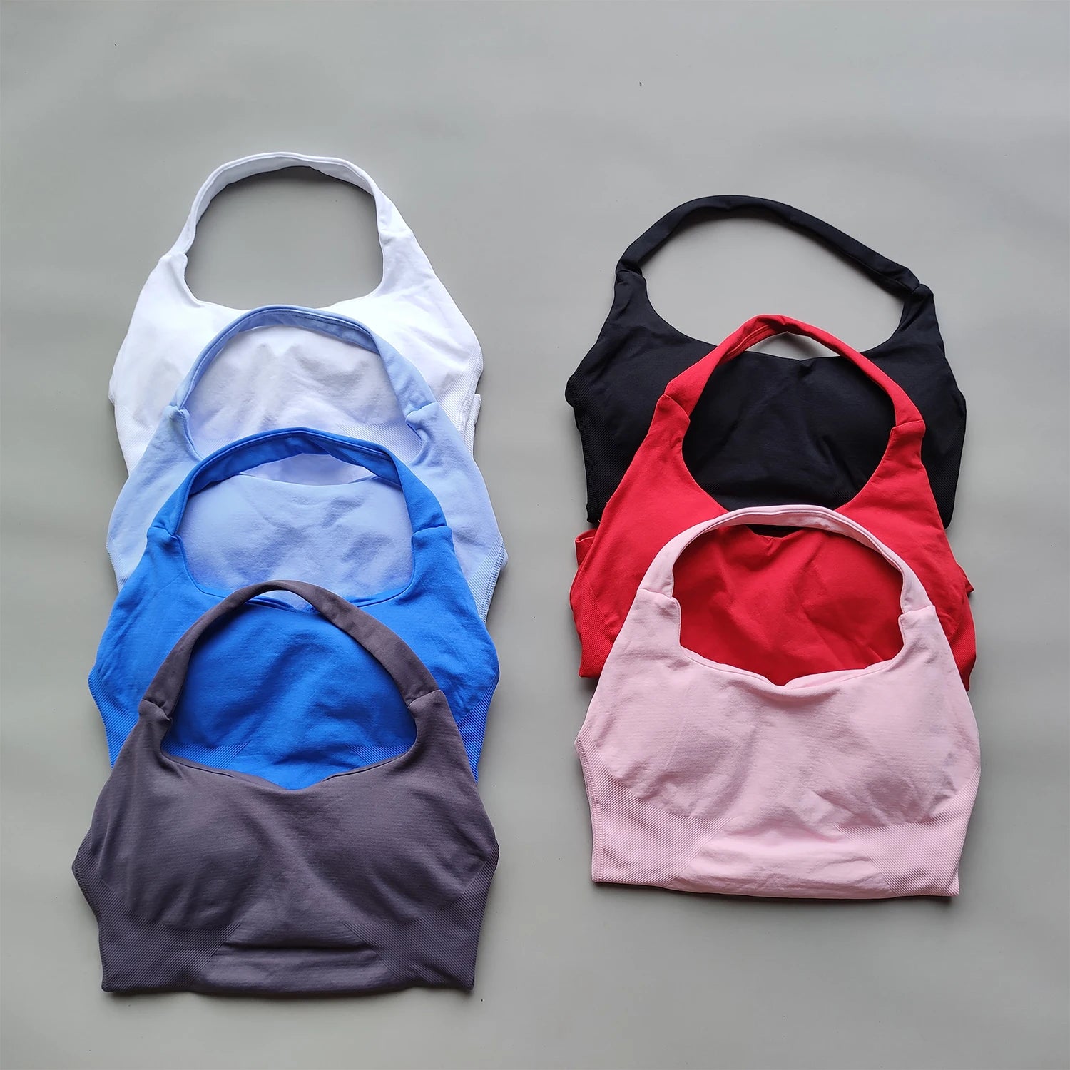 Women’s ARFTE Halter Top – Backless Push-Up Gym Vest