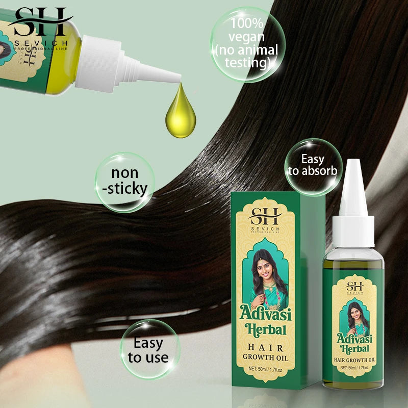 Ayurvedic Hair Growth Oil – Organic Hair Regrowth & Anti-Hair Loss