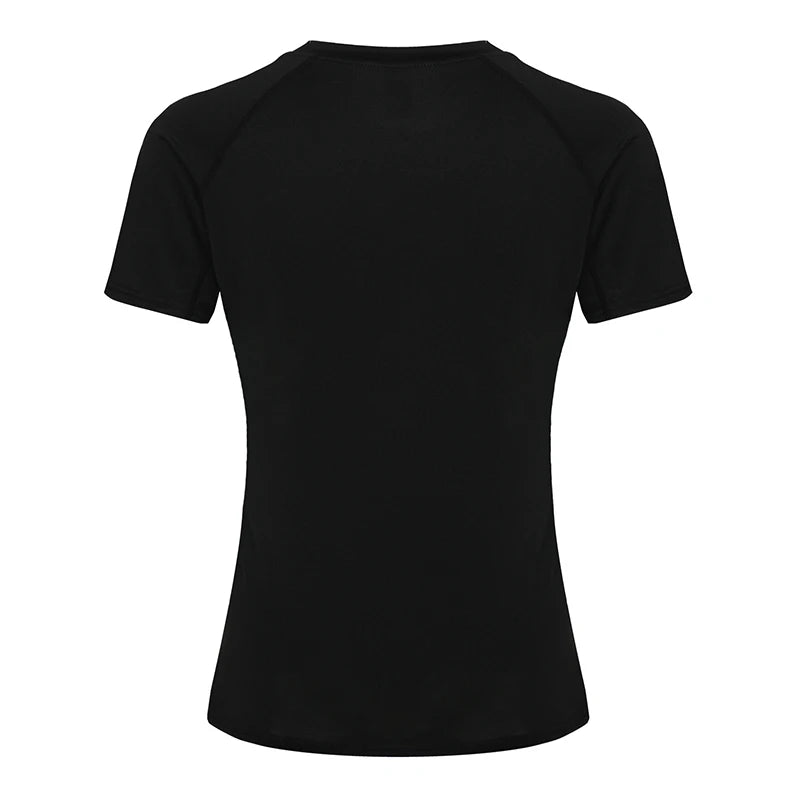 Women’s Compression Short Sleeve Shirt – Athletic Yoga & Gym Top