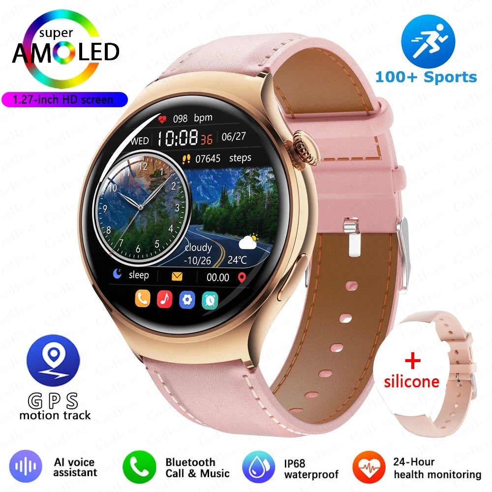 2025 GPS NFC Smartwatch for Women – Heart Rate & Oximetry Tracker