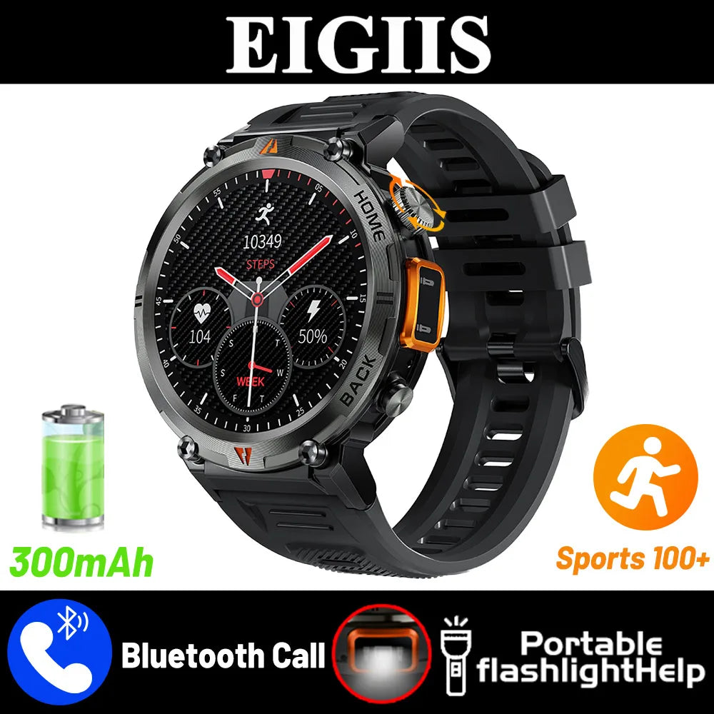 EIGIIS KE3 Smartwatch 2024 – Bluetooth Call & Health Monitor